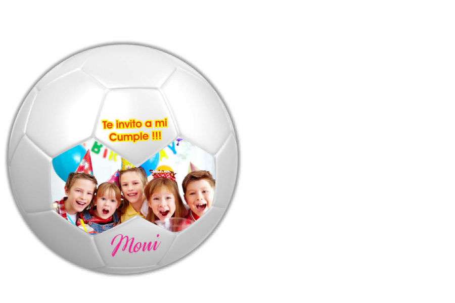 Balón con impresión digital